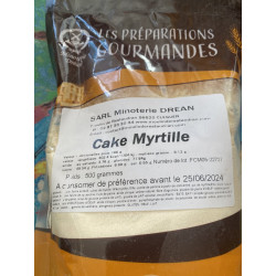 Préparation pour cake myrtille